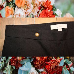 Loft Kate Size 8 Black Dress Pants